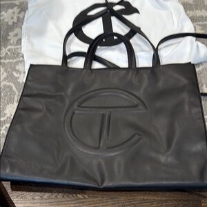 Telfar Black Tote Bag